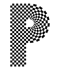checkered font fine