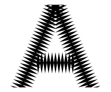 spiky font bold