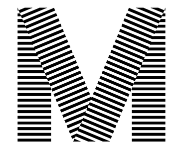 striped font fine