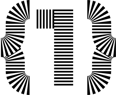 pattern font: Pattern No. 1