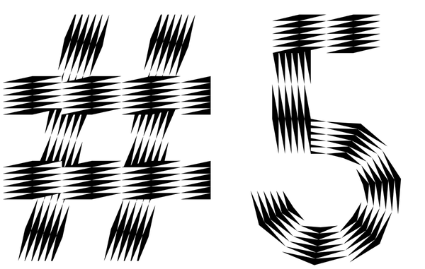 Display Fonts: Pattern Typeface No. 5