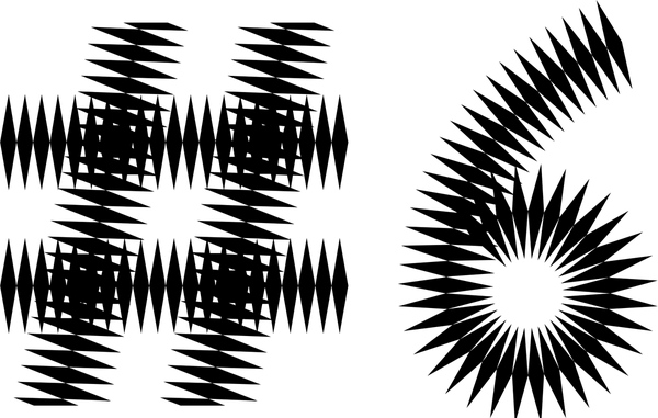Display Typeface: Pattern Typeface No. 6