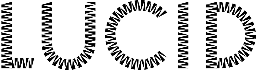 zigzag font: Pattern Typeface No. 8